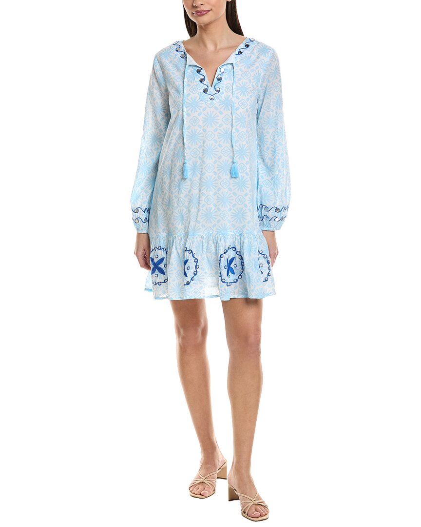 Sail To Sable Ruffle Hem Shift Dress