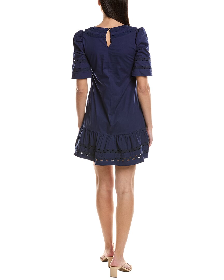 Sail To Sable V-Neck Puff Sleeve Dress