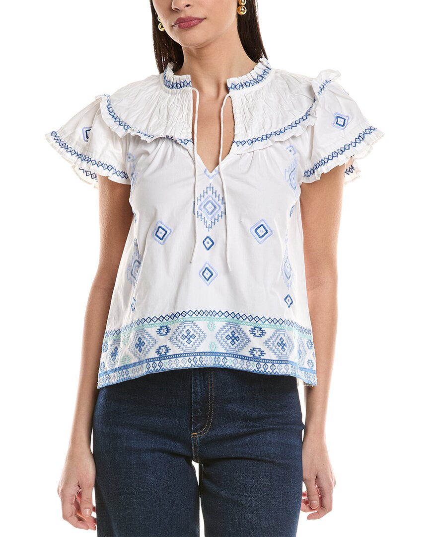 Sail To Sable Embroidered Top