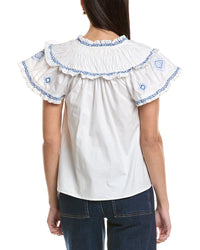 Sail To Sable Embroidered Top