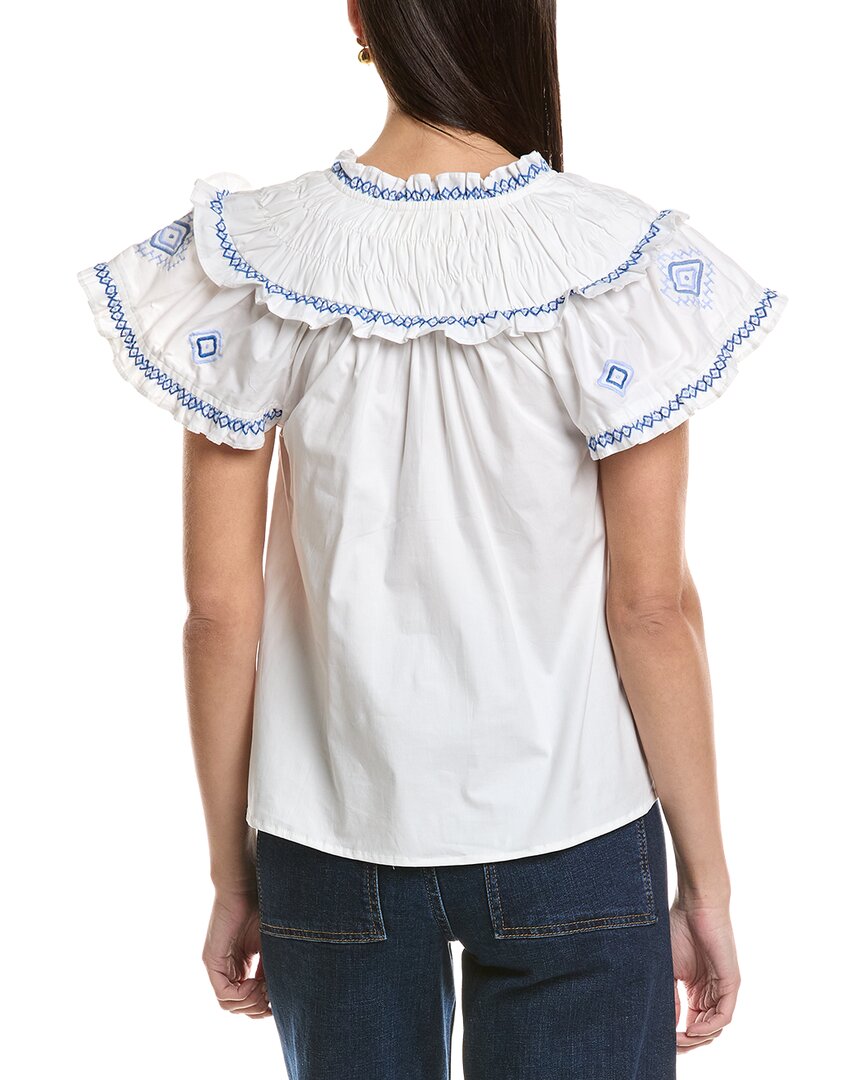 Sail To Sable Embroidered Top