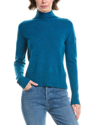 Forte Cashmere Funnel Neck Cashmere Sweater