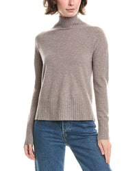Forte Cashmere Funnel Neck Cashmere Sweater