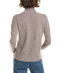 Forte Cashmere Funnel Neck Cashmere Sweater