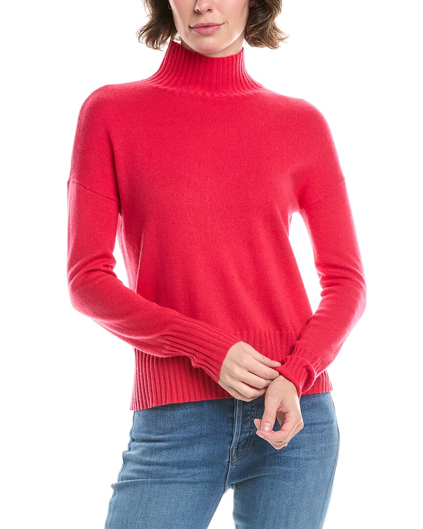 Forte Cashmere Funnel Neck Cashmere Sweater