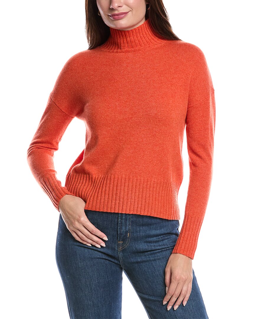 Forte Cashmere Funnel Neck Cashmere Sweater