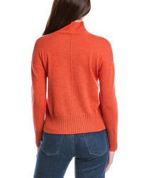 Forte Cashmere Funnel Neck Cashmere Sweater