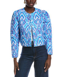 Sail To Sable Quilted Print Jacket