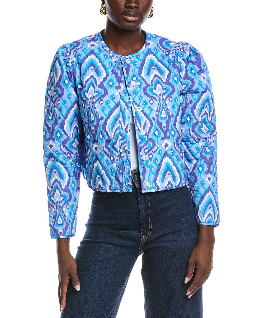 Sail To Sable Quilted Print Jacket