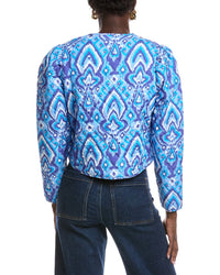 Sail To Sable Quilted Print Jacket