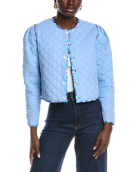 Sail To Sable Quilted Print Jacket