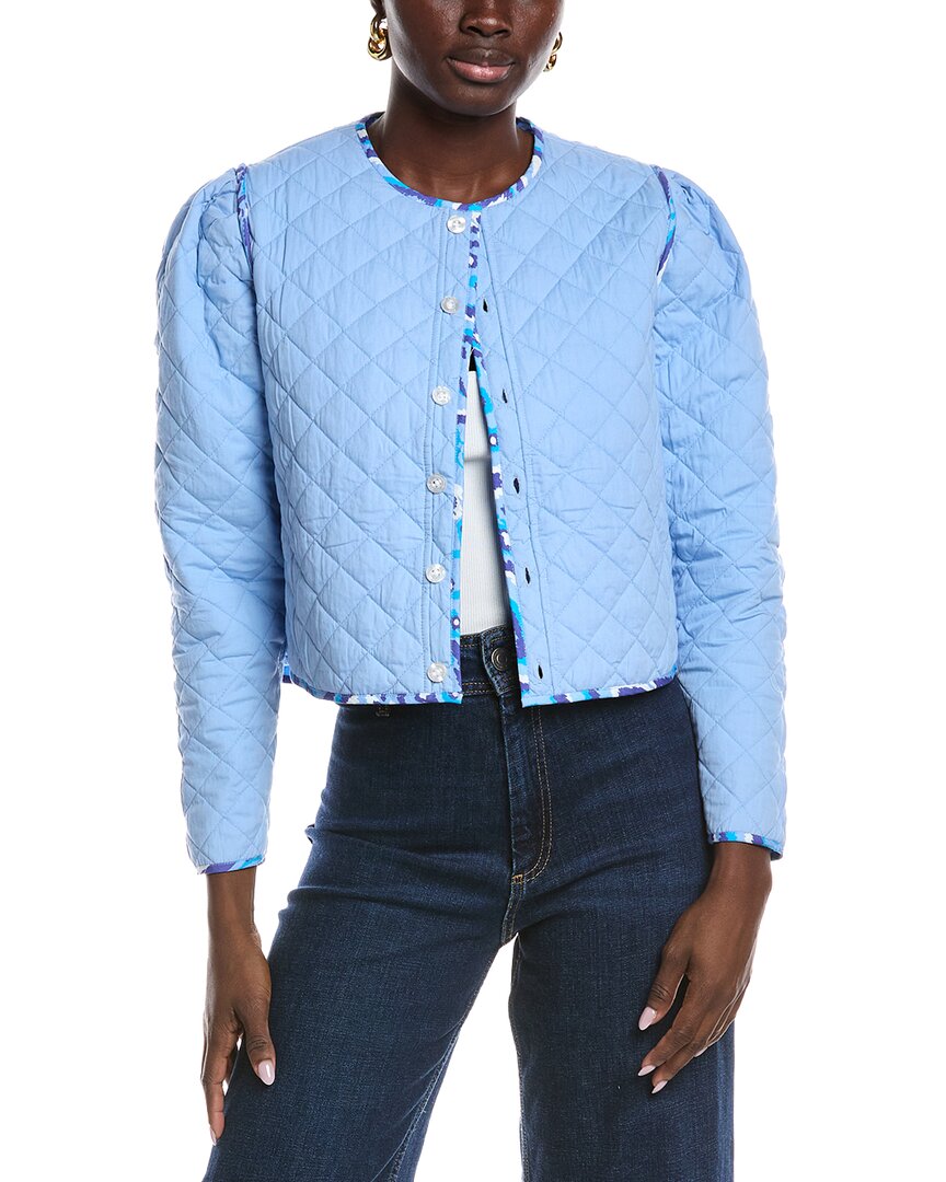 Sail To Sable Quilted Print Jacket