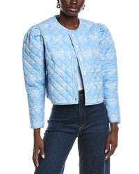 Sail To Sable Quilted Print Jacket