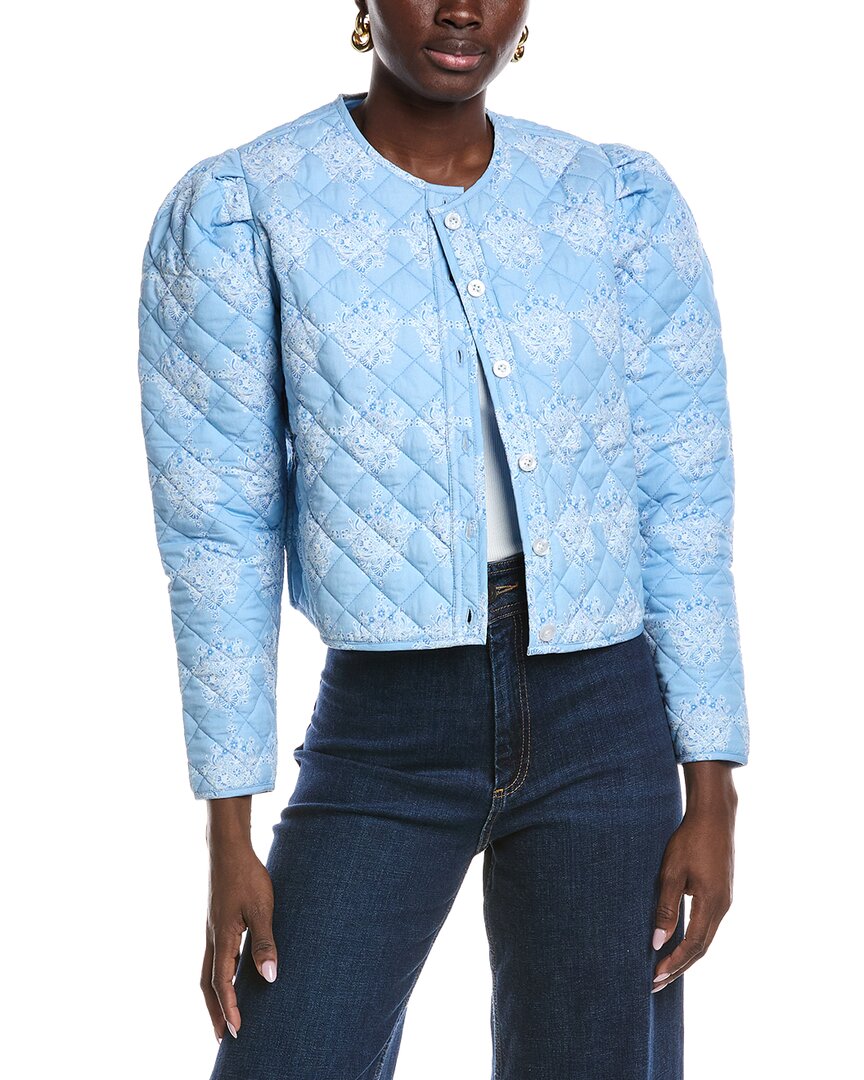 Sail To Sable Quilted Print Jacket