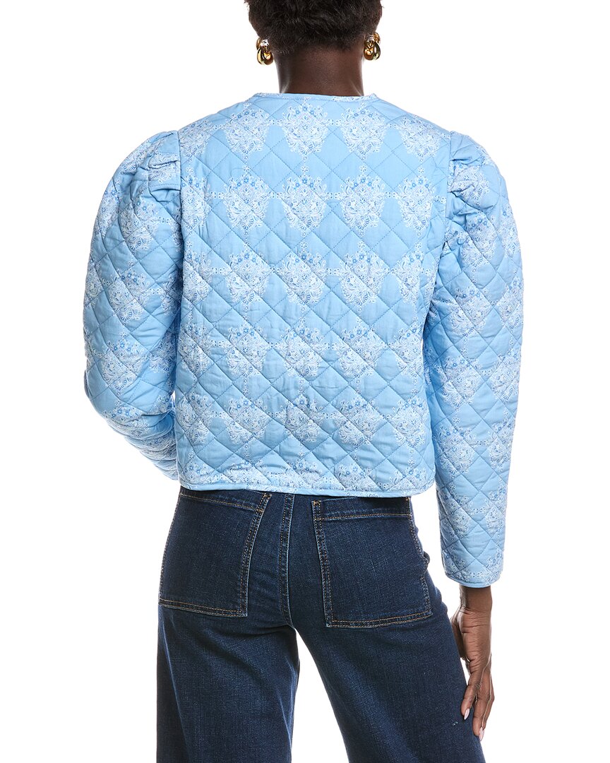 Sail To Sable Quilted Print Jacket