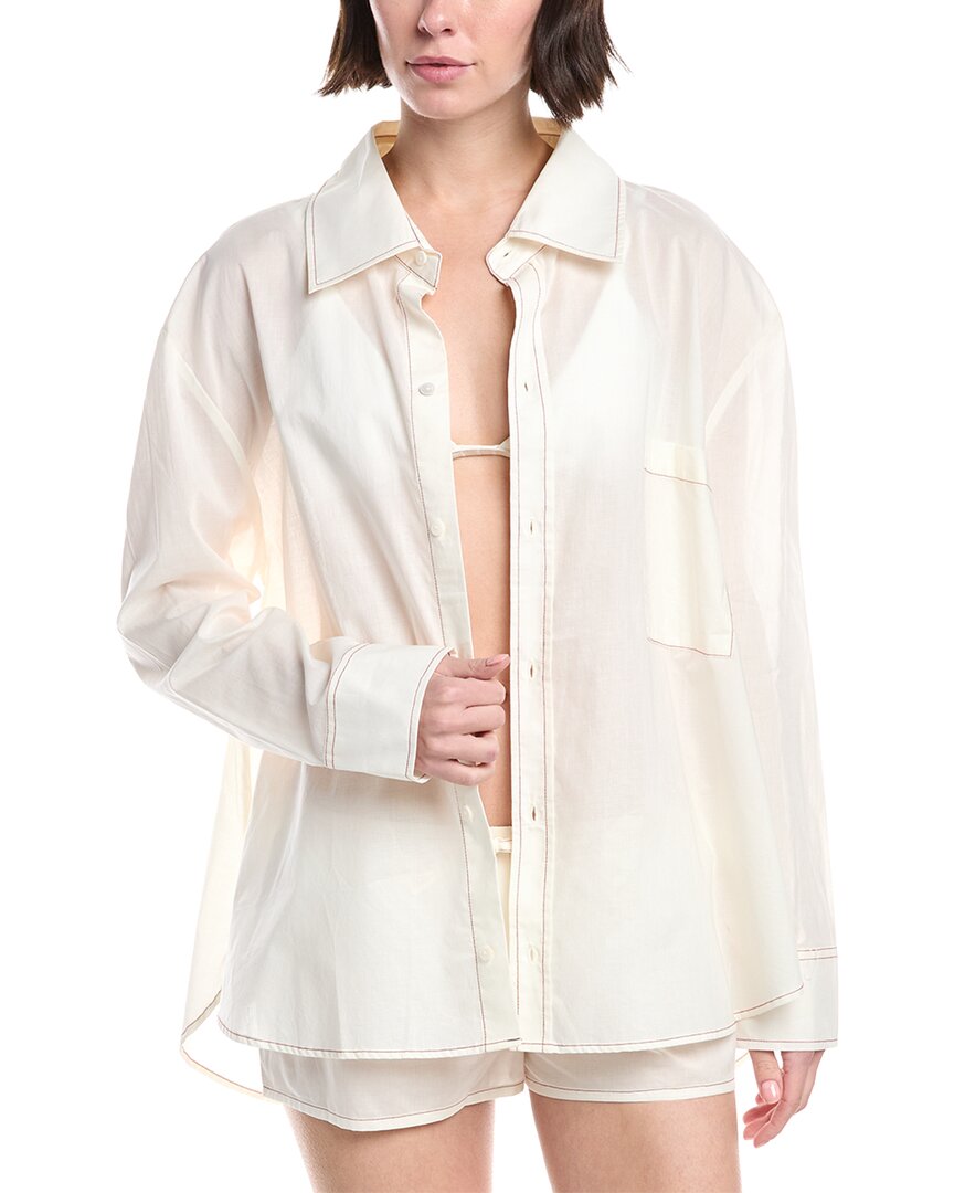 Montce Boyfriend Button-Down Shirt