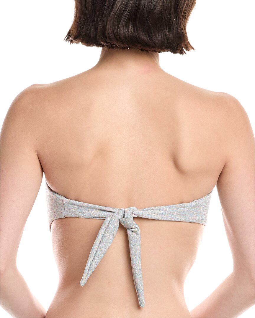 Montce Tori Ties Bandeau Bikini Top