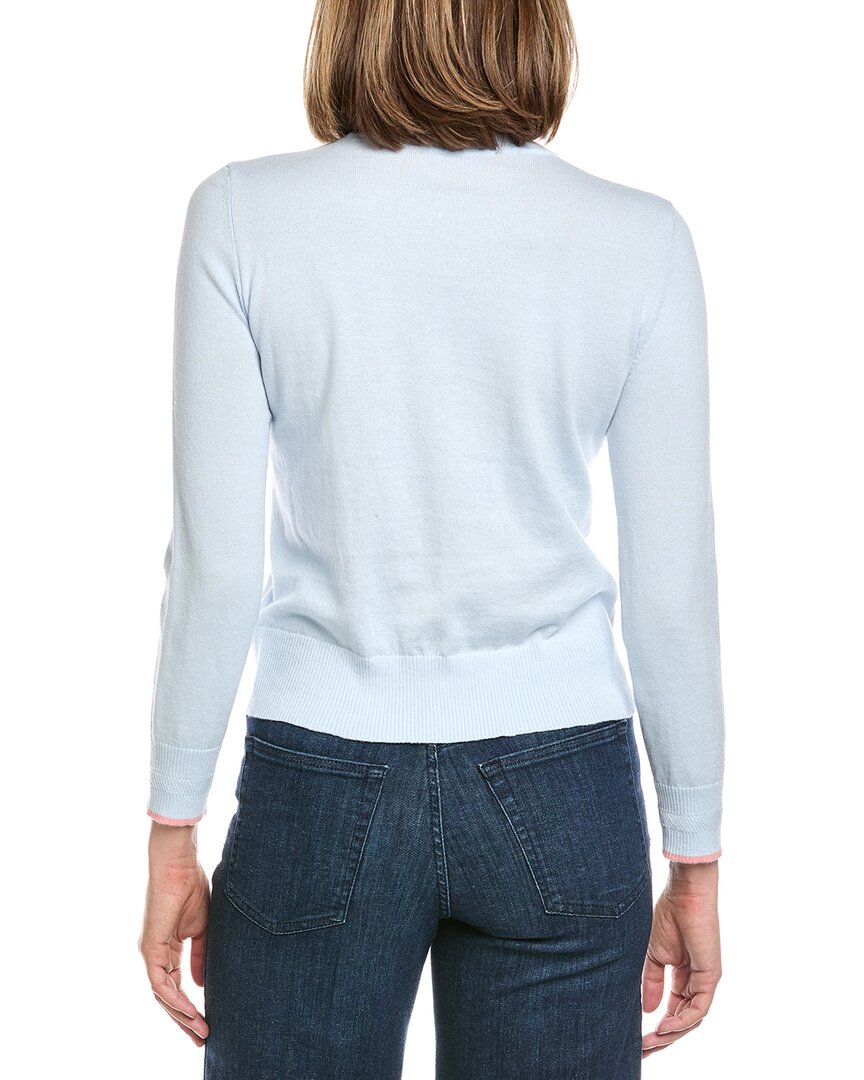 Hannah Rose Seahorse Cashmere-Blend Sweater