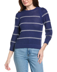 Hannah Rose Blythe Cashmere-Blend Knit Sweater