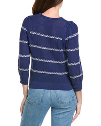 Hannah Rose Blythe Cashmere-Blend Knit Sweater