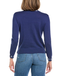 Hannah Rose Mini Anchor Cashmere-Blend Sweater