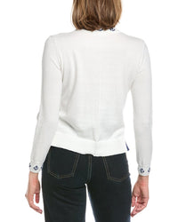 Hannah Rose Mini Anchor Cashmere-Blend Sweater