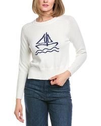 Hannah Rose The Dinghy Cashmere-Blend Sweater