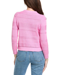Hannah Rose Jessie Textured Stripe Pullover