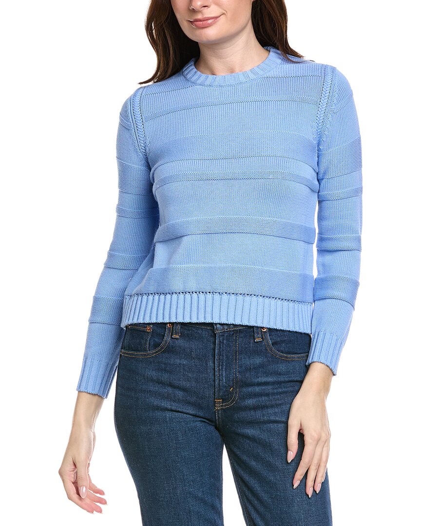 Hannah Rose Jessie Textured Stripe Pullover