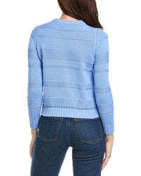 Hannah Rose Jessie Textured Stripe Pullover
