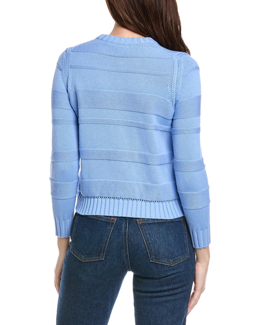 Hannah Rose Jessie Textured Stripe Pullover