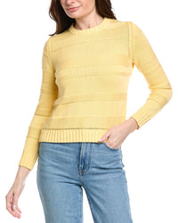 Hannah Rose Jessie Textured Stripe Pullover