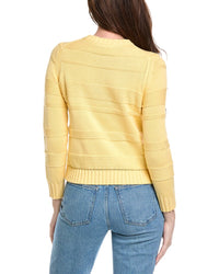 Hannah Rose Jessie Textured Stripe Pullover