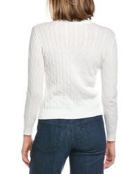 Hannah Rose Intarsia Cashmere-Blend Sweater