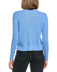 Hannah Rose Alessia Seed Stich Linen-Blend Sweater
