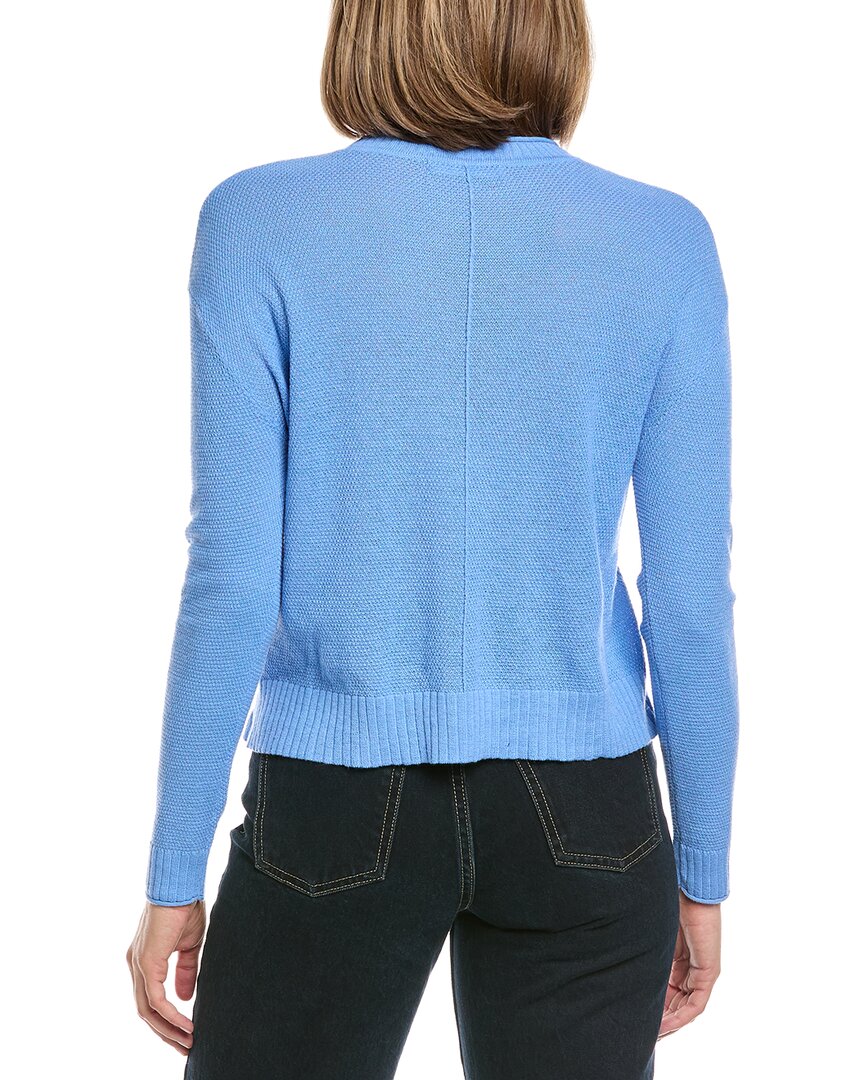 Hannah Rose Alessia Seed Stich Linen-Blend Sweater