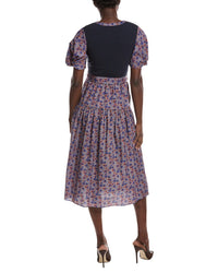 Derek Lam 10 Crosby Natalia Mixed Media Dress