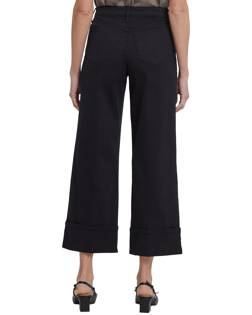 Nydj Teresa Black Wide Leg Jean