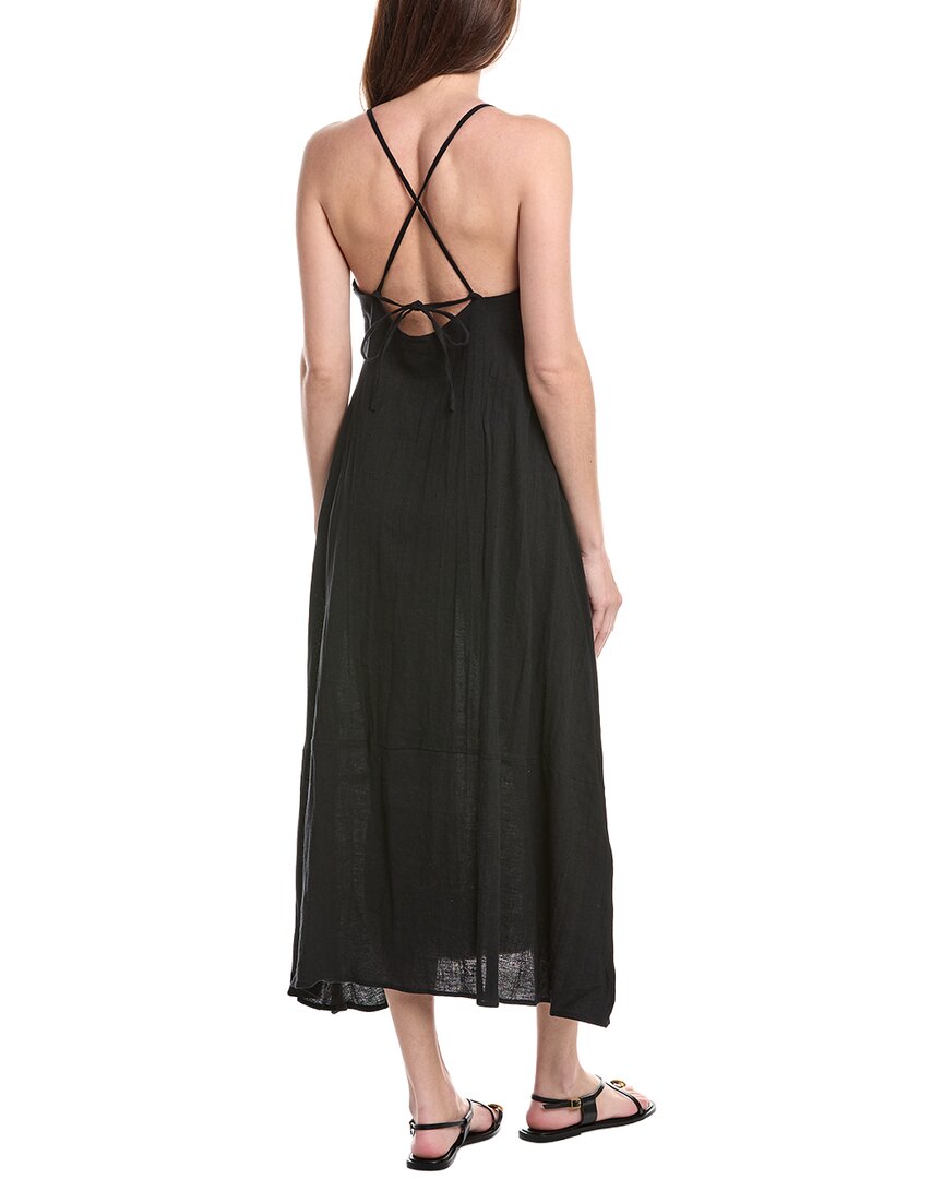 Vitamin A Mari Linen-Blend Maxi Dress