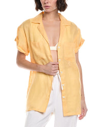 Vitamin A Playa Pocket Linen Blouse