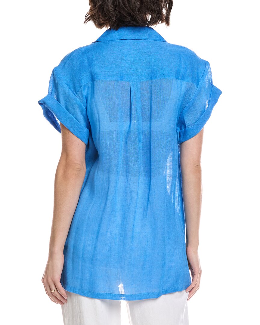 Vitamin A Playa Pocket Linen Blouse