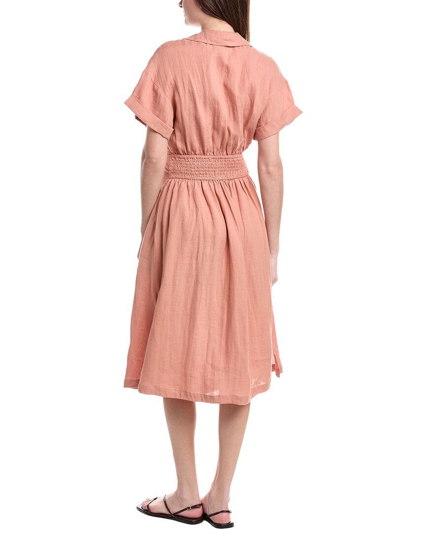 Vitamin A Playa Cut Out Linen Midi Dress