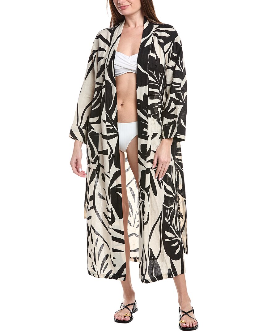 Vitamin A Palmilla Linen Robe