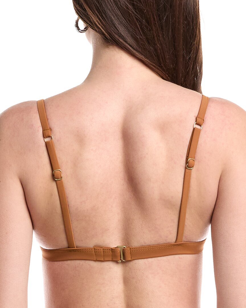 Vitamin A Luxe Link Bralette Bikini Top