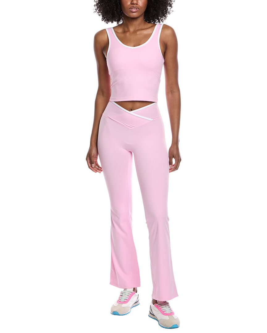 MARION Marion 2Pc Flare Top & Legging Set