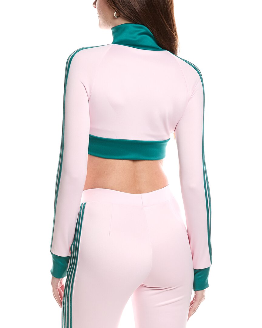 Marion 4 Stripes Two-Way Zipper Cropped Track Jacket