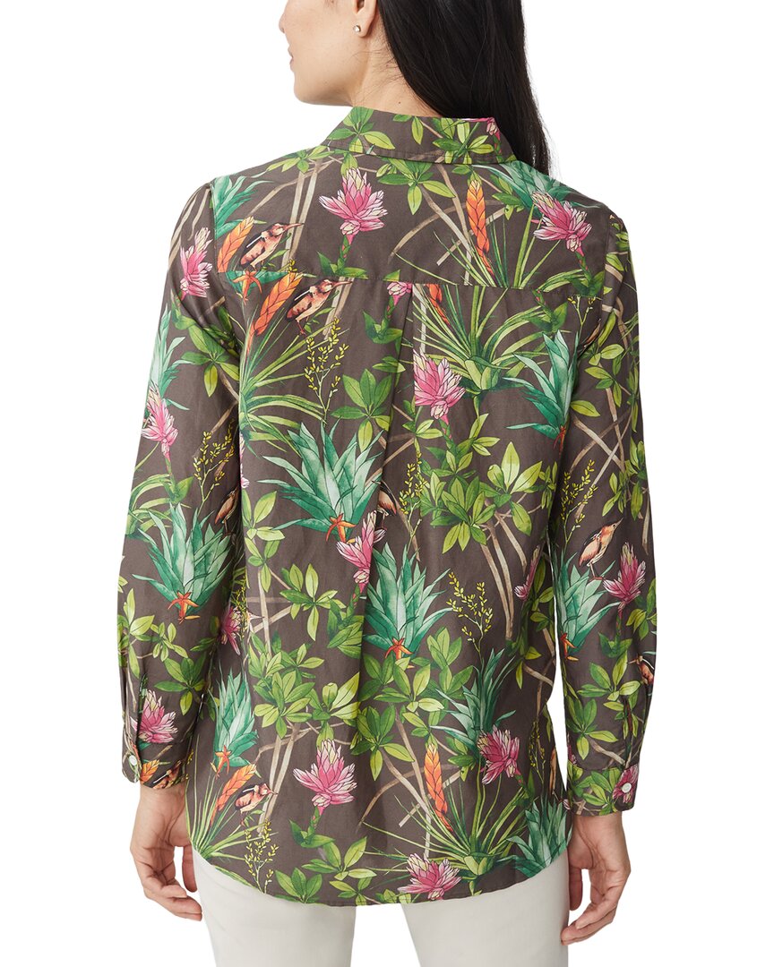 J.Mclaughlin Britt Silk-Blend Blouse