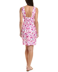 Carmen Marc Valvo Draped Cover-Up Dress