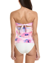 Carmen Marc Valvo Shirred Tankini