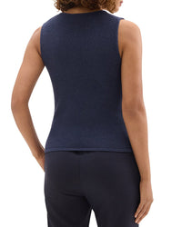 Theory V-Neck Boucle Tank Top
